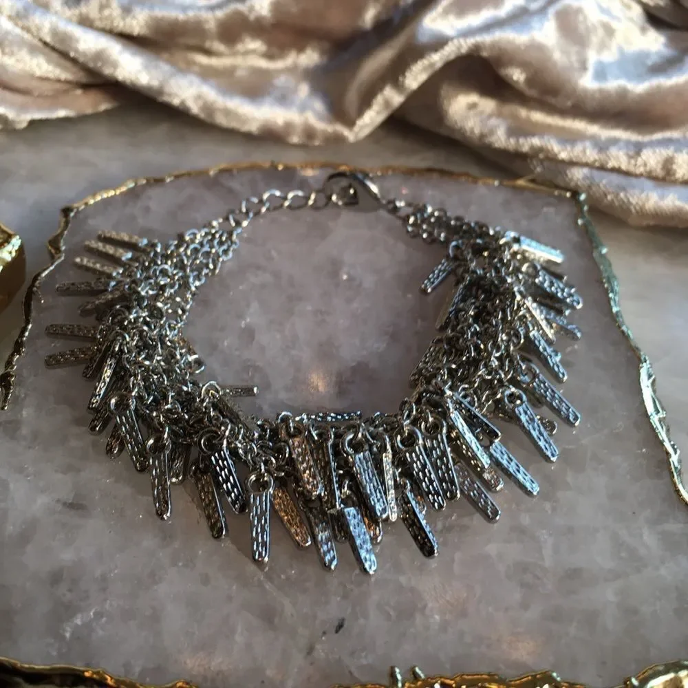 SILVER FRINGE Bracelet!